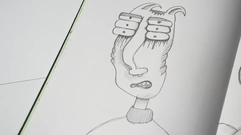 Illustration sechsäugies Unwesen