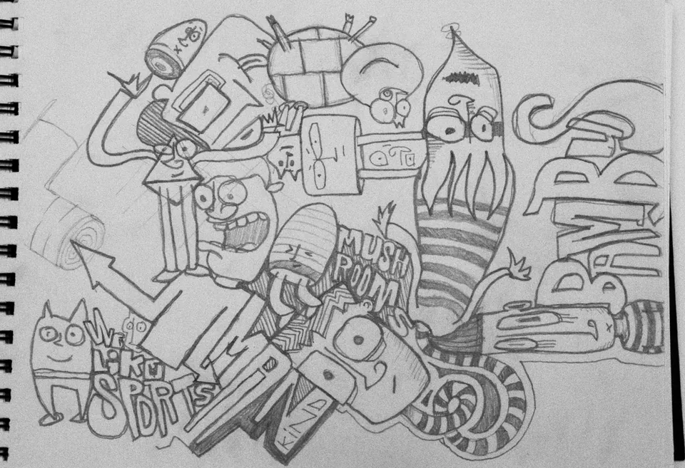 Illustration komisches Durcheinander