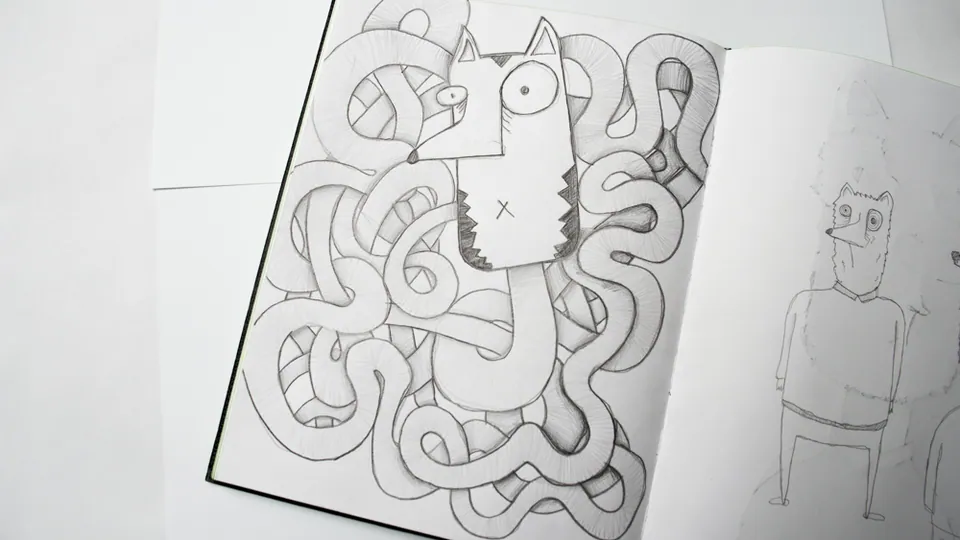 Illustration Fuchswurm
