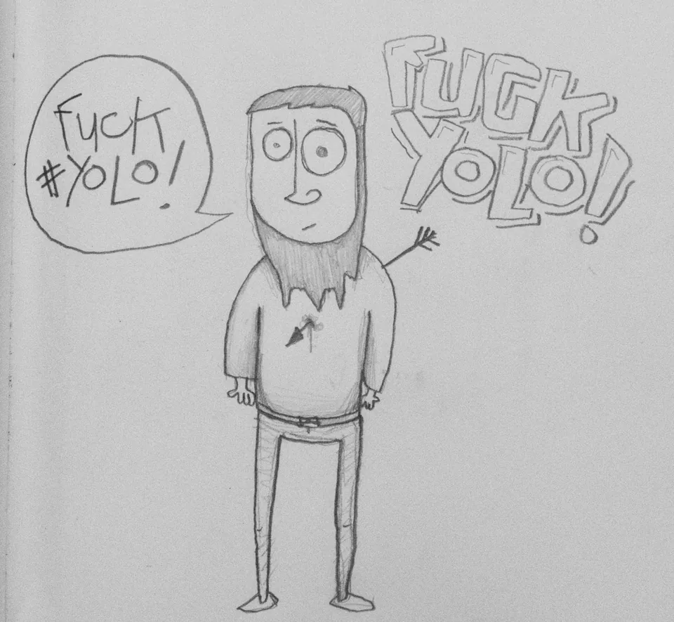 Illustration Fuck #Yolo