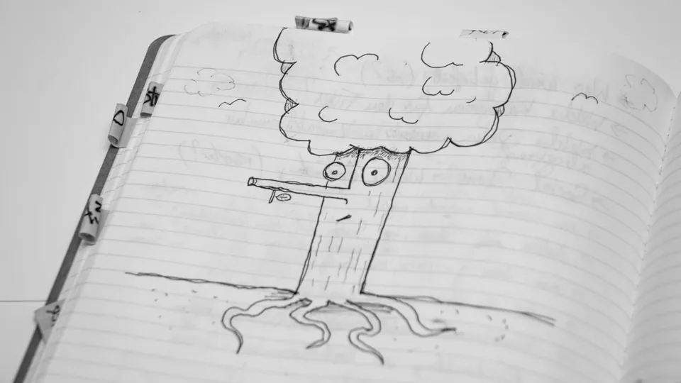 Illustration Herr Baum